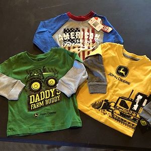 NWT Set of Baby Boy Farm Shirts